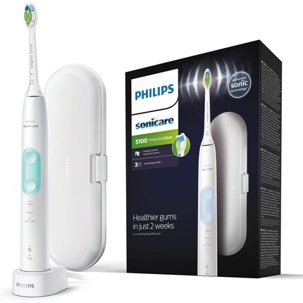 Электрическая зубная щетка Sonicare Protectiveclean 5100 Hx6857/28 Белый, Philips
Электрическая зубная щетка Sonicare Protectiveclean 5100 Hx6857/28 Белый, Philips