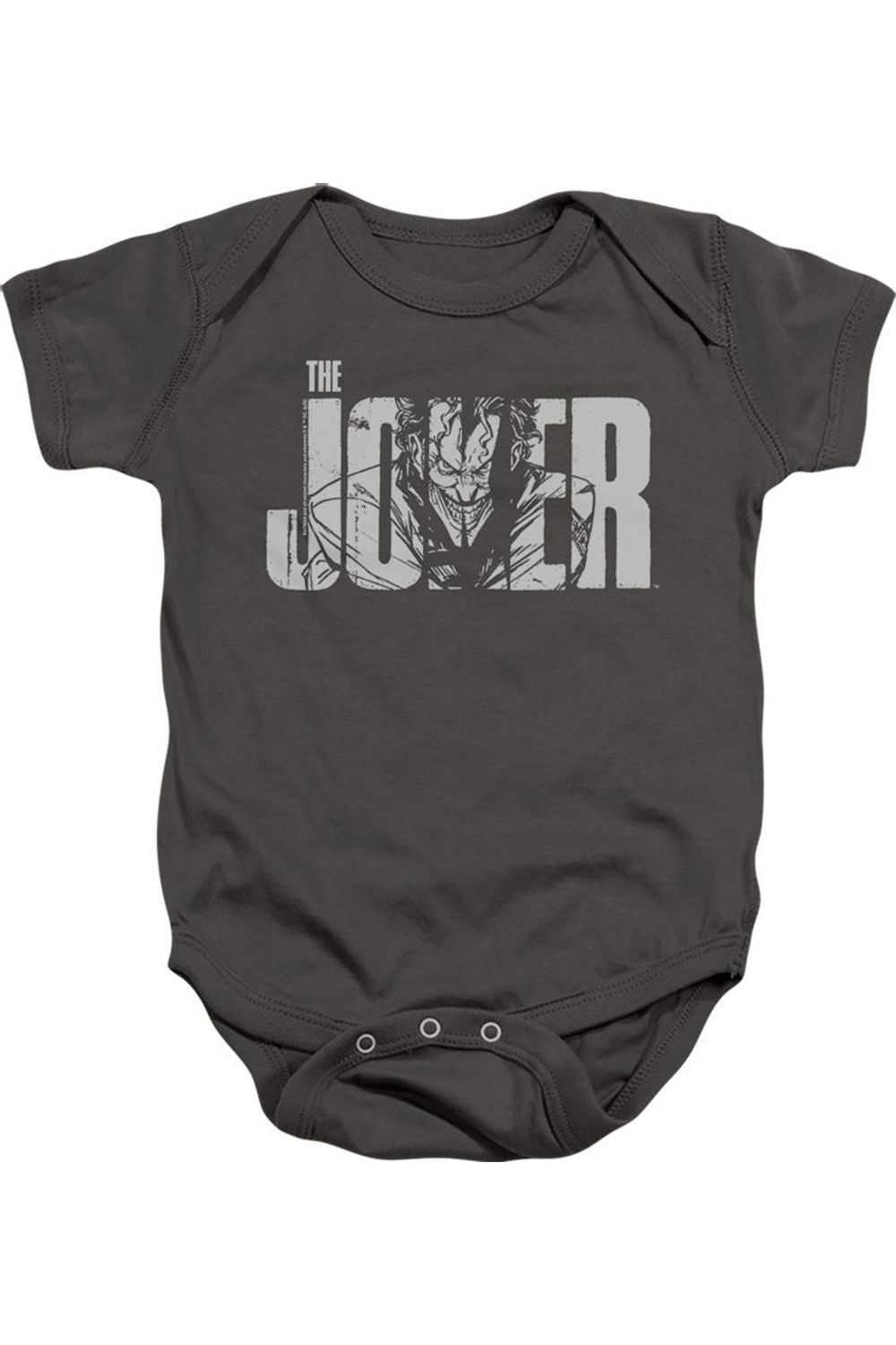 Gildan Детский комбинезончик серого цвета с надписью "Бэтмен Джокер"
Gildan Детский комбинезончик серого цвета с надписью "Бэтмен Джокер"
