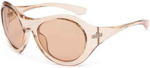 Женские солнцезащитные очки в стиле панк большого размера 2027 года, овальные солнцезащитные очки для мужчин, солнцезащитные очки с защитой от УФ-излучения UV400 MTZJH, Clear Brown
Женские солнцезащитные очки в стиле панк большого размера 2027 года, овальные солнцезащитные очки для мужчин, солнцезащитные очки с защитой от УФ-излучения UV400 MTZJH, Clear Brown