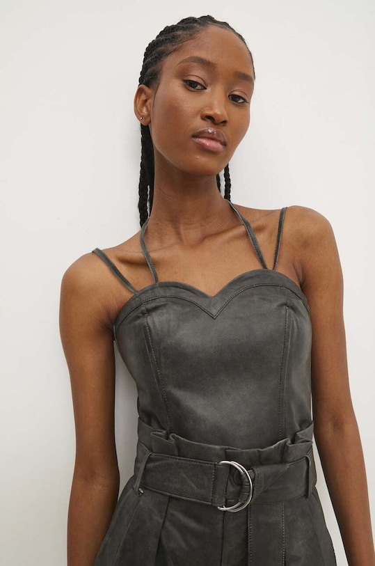 Кожаный топ Answear.Lab, серый
Кожаный топ Answear.Lab, серый