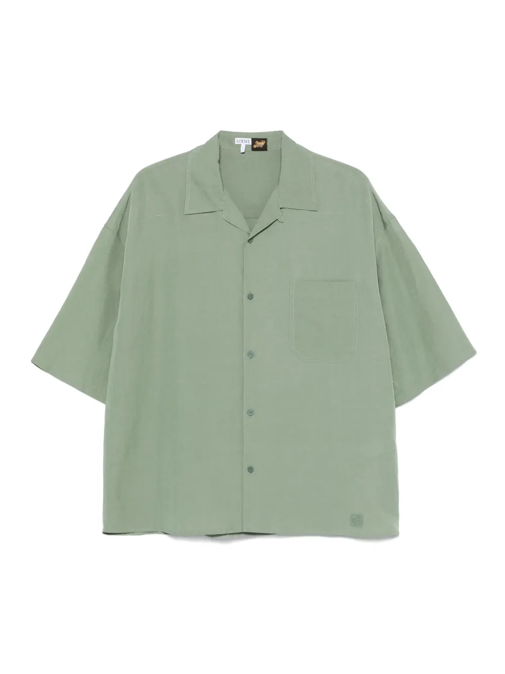 Рубашка на пуговицах Loewe, зеленый
Рубашка на пуговицах Loewe, зеленый
