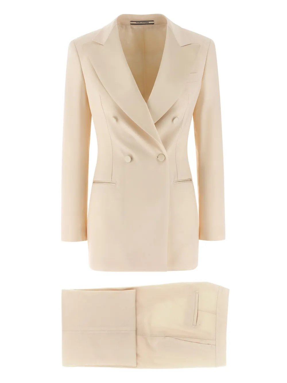 Двубортный костюм Clarita Tagliatore, нейтральный
Двубортный костюм Clarita Tagliatore, нейтральный