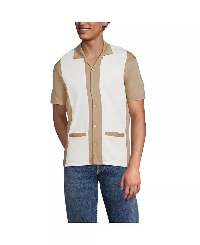 Мужская рубашка с коротким рукавом Supima Retro Camp с воротником на пуговицах Lands' End, коричневый/бежевый
Мужская рубашка с коротким рукавом Supima Retro Camp с воротником на пуговицах Lands' End, коричневый/бежевый