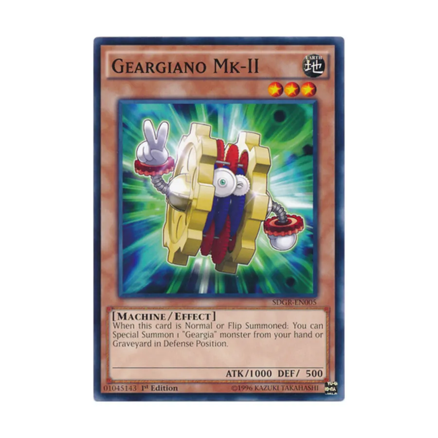 CCG Geargiano MK-II (Обычный), Yu-Gi-Oh - Structure Deck - Geargia Rampage - Singles
CCG Geargiano MK-II (Обычный), Yu-Gi-Oh - Structure Deck - Geargia Rampage - Singles