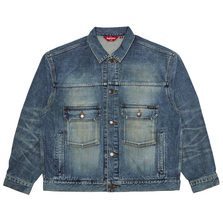 Куртка Supreme Distressed Selvedge Trucker Jacket, цвет Washed Indigo, Серый, Куртка Supreme Distressed Selvedge Trucker Jacket, цвет Washed Indigo
Куртка Supreme Distressed Selvedge Trucker Jacket, цвет Washed Indigo, Серый, Куртка Supreme Distressed Selvedge Trucker Jacket, цвет Washed Indigo