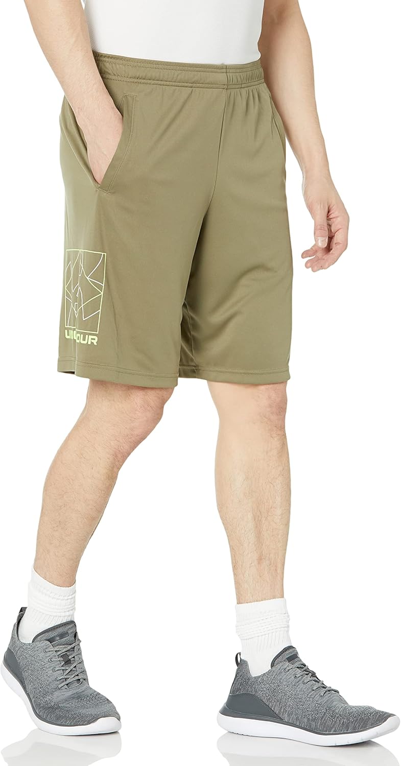 Мужские шорты Under Armour Tech Boxed Logo, Tent (361)/White
Мужские шорты Under Armour Tech Boxed Logo, Tent (361)/White