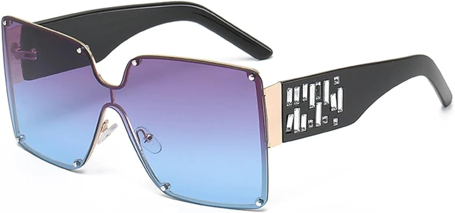 Панк-солнцезащитные очки в крупной оправе для женщин и мужчин, модные и роскошные, для путешествий и вождения, с защитой от УФ-излучения UV400 TKKTLLT, Black Gray Blue
Панк-солнцезащитные очки в крупной оправе для женщин и мужчин, модные и роскошные, для путешествий и вождения, с защитой от УФ-излучения UV400 TKKTLLT, Black Gray Blue