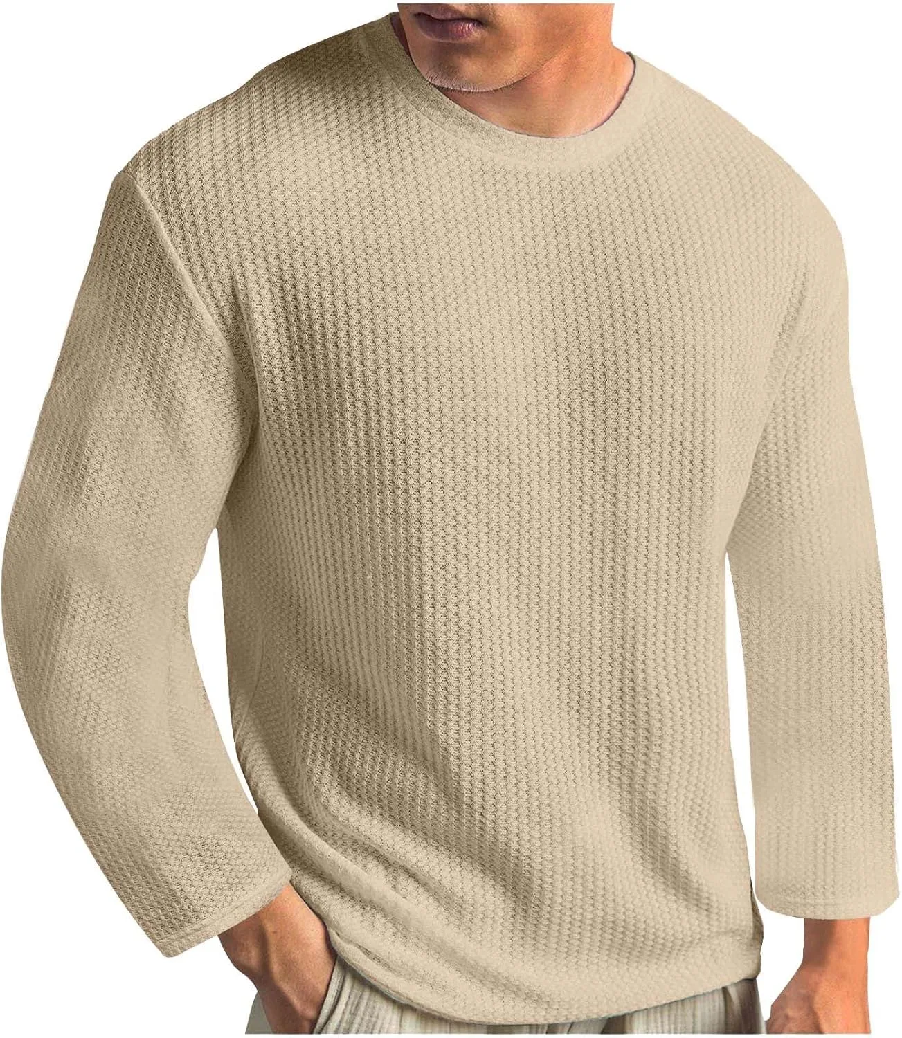 Мужская летняя футболка Crewneck вязаная дышащая Plus Size свободная с длинным рукавом
Мужская летняя футболка Crewneck вязаная дышащая Plus Size свободная с длинным рукавом