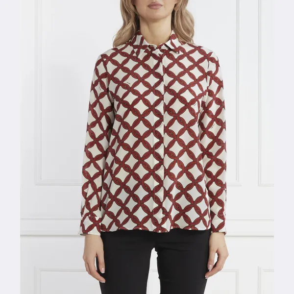 Шелковая рубашка свободного кроя Marella, белый
Шелковая рубашка свободного кроя Marella, белый