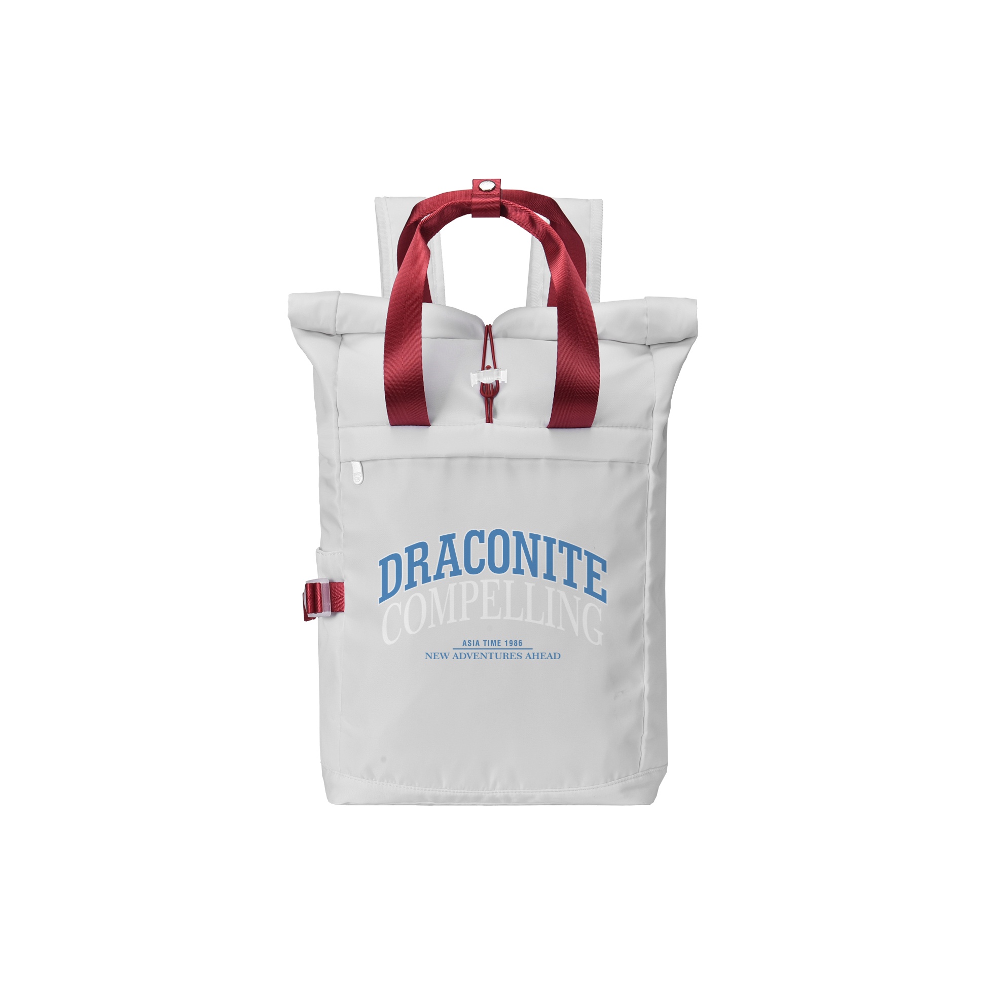 DRACONITE Нейлоновый рюкзак унисекс серый с красными акцентами, Gray Red 2
DRACONITE Нейлоновый рюкзак унисекс серый с красными акцентами, Gray Red 2