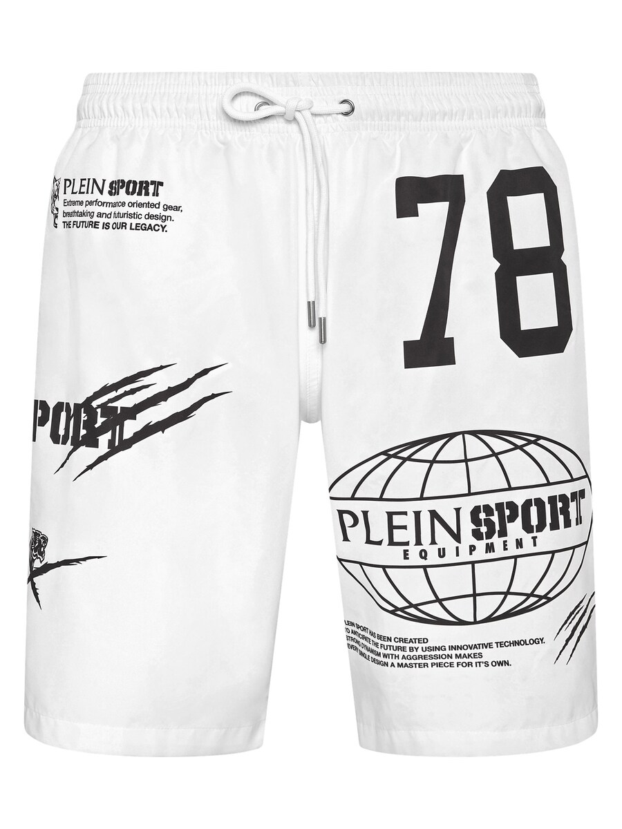 Шорты для серфинга Plein Sport, белый 
Шорты для серфинга Plein Sport, белый