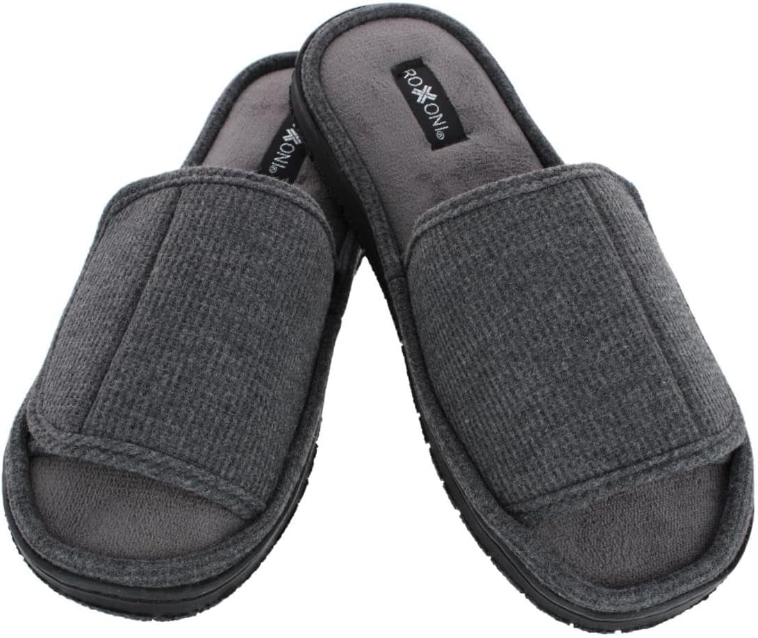 Мужские поддерживающие шлепанцы CTM с открытым носком и застежкой-липучкой, серый
Мужские поддерживающие шлепанцы CTM с открытым носком и застежкой-липучкой, серый