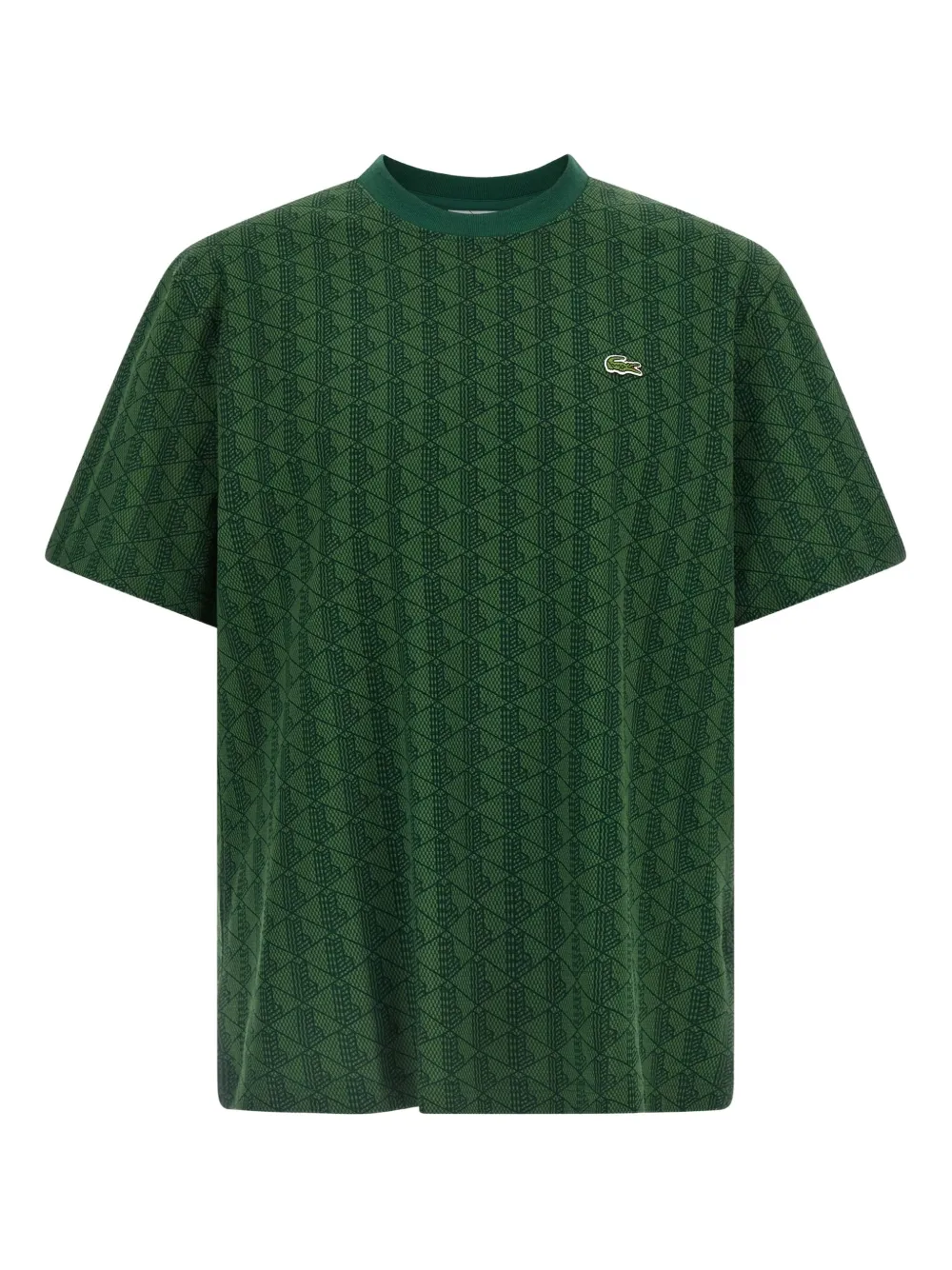 Жаккардовая футболка Paris с монограммой Lacoste, зеленый
Жаккардовая футболка Paris с монограммой Lacoste, зеленый