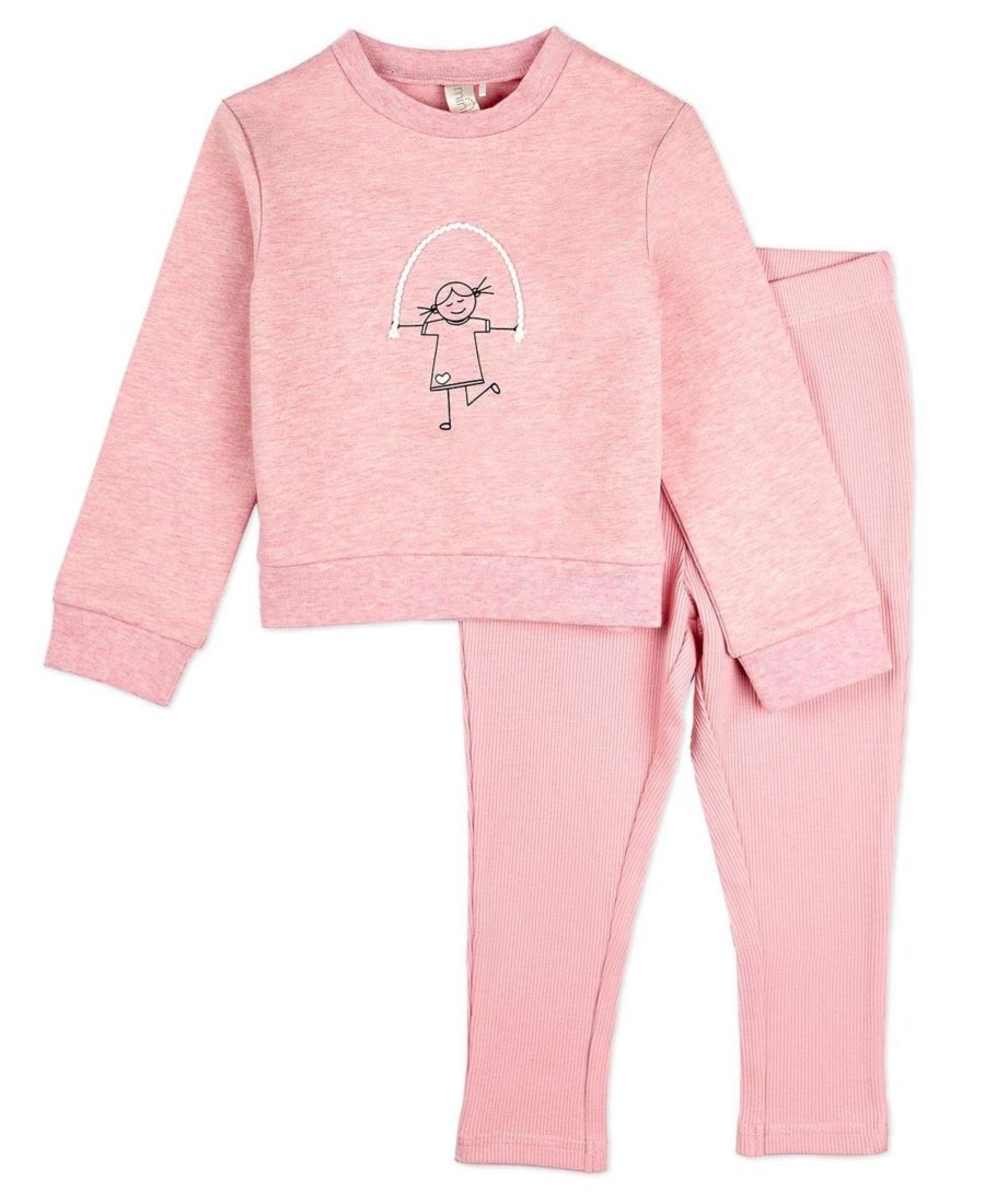 Комплект из двух предметов для девочек: леггинсы и шорты с надписью "Поймай меня, если сможешь, я прыгаю через скакалку" MeMoi, Rose pink
Комплект из двух предметов для девочек: леггинсы и шорты с надписью "Поймай меня, если сможешь, я прыгаю через скакалку" MeMoi, Rose pink