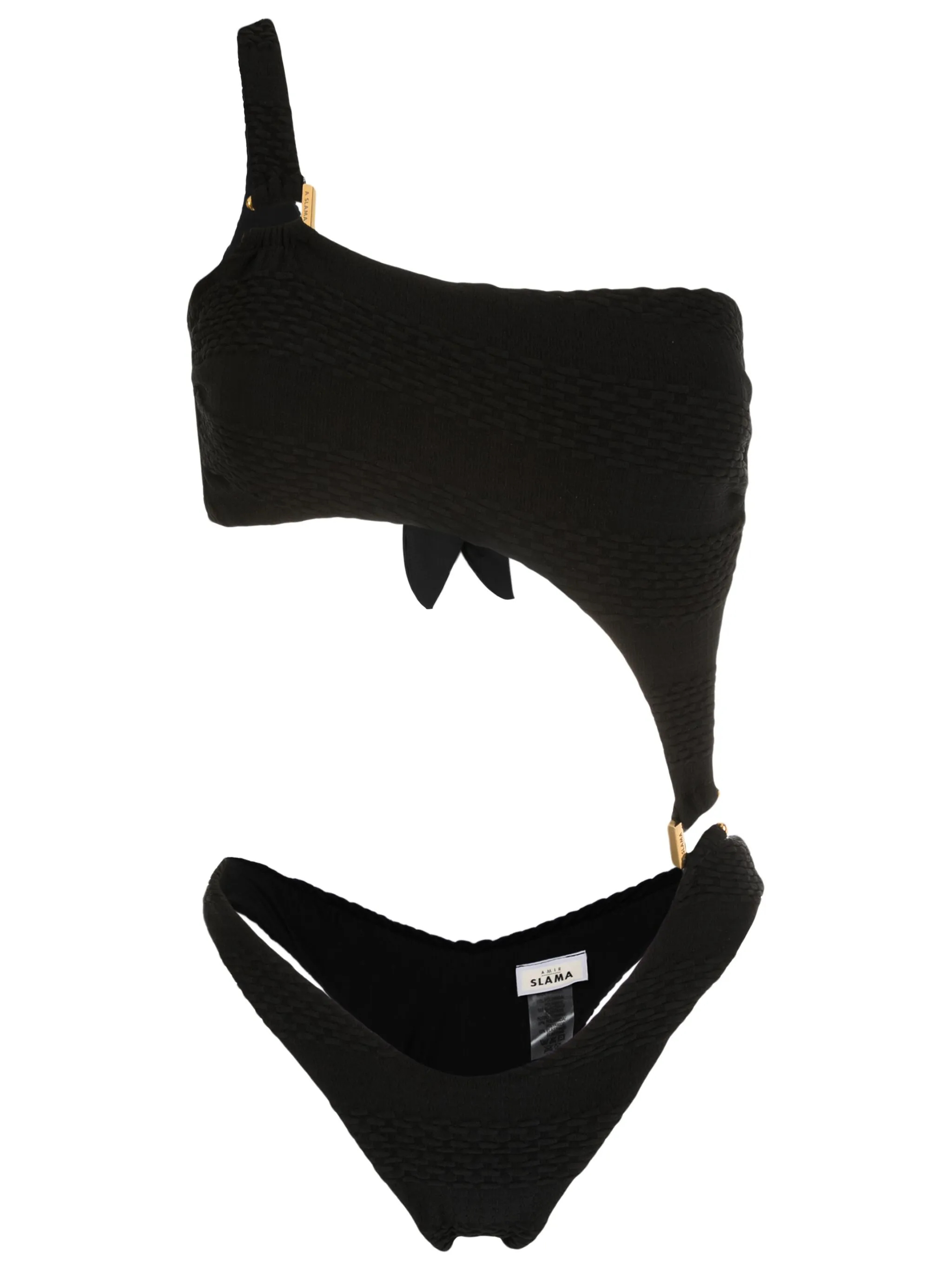 Купальник с вырезом на одно плечо Amir Slama, черный
Купальник с вырезом на одно плечо Amir Slama, черный