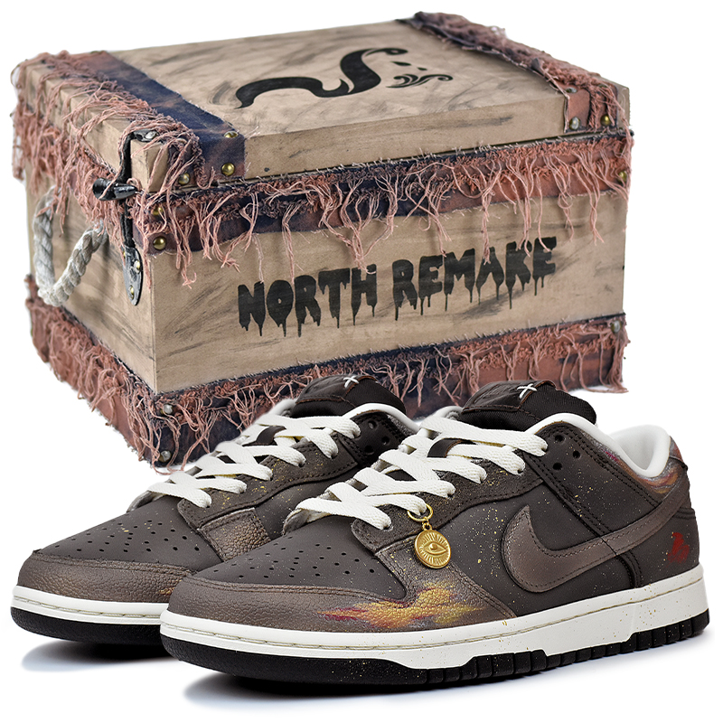 Dunk устойчивые к истиранию низкие скейтерские кроссовки мужские Nike, коричневый-gift box 4
Dunk устойчивые к истиранию низкие скейтерские кроссовки мужские Nike, коричневый-gift box 4