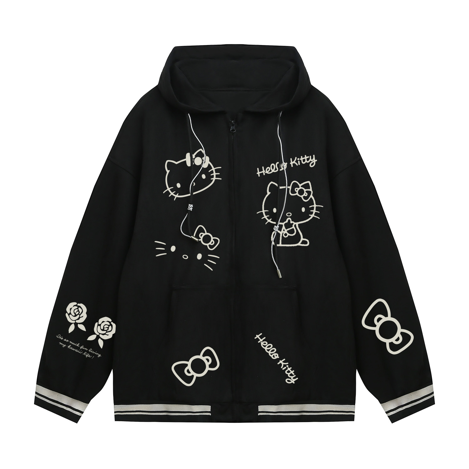 Куртка X Hello Kitty Hello Kitty SS25 Jacket Unisex Sanrio, черный
Куртка X Hello Kitty Hello Kitty SS25 Jacket Unisex Sanrio, черный