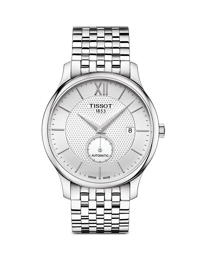 Часы Tissot Tradition, 40 мм, серебряный
Часы Tissot Tradition, 40 мм, серебряный