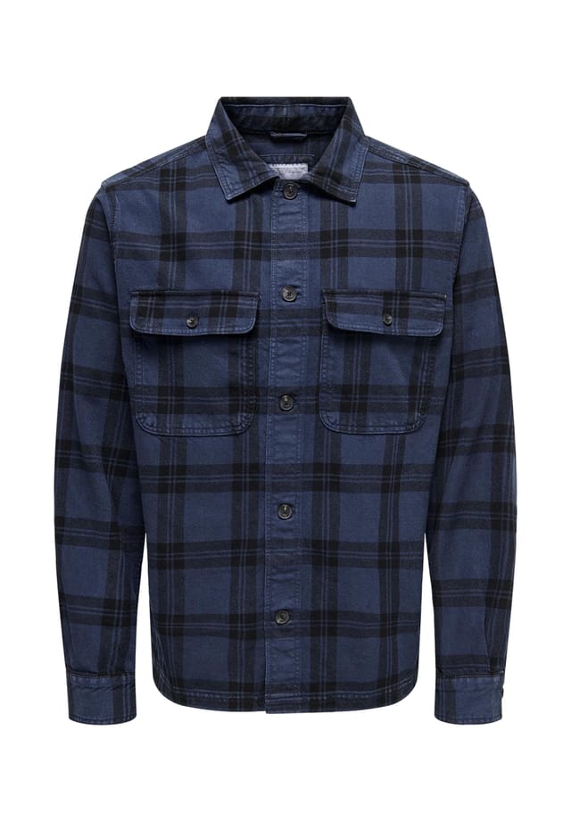 Рубашка Оливер рубашка с длинными рукавами Only & Sons, синий
Рубашка Оливер рубашка с длинными рукавами Only & Sons, синий