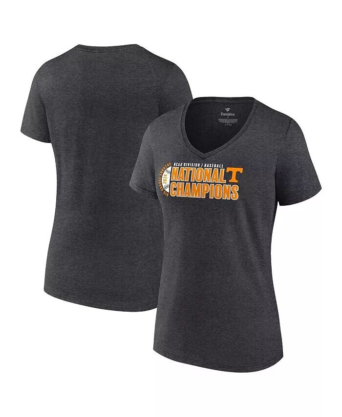 Женская футболка Heather Gray Tennessee Volunteers 2024 NCAA Men's Baseball College World Series Champions в винтажном стиле Core Fanatics
Женская футболка Heather Gray Tennessee Volunteers 2024 NCAA Men's Baseball College World Series Champions в винтажном стиле Core Fanatics