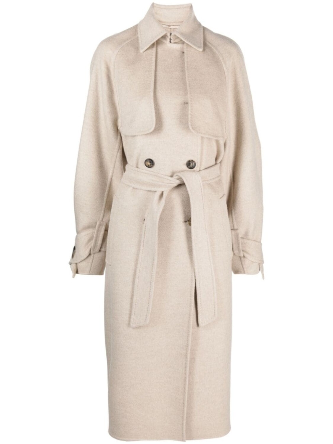Max Mara belted-waist cashmere coat, нейтральный цвет
Max Mara belted-waist cashmere coat, нейтральный цвет
