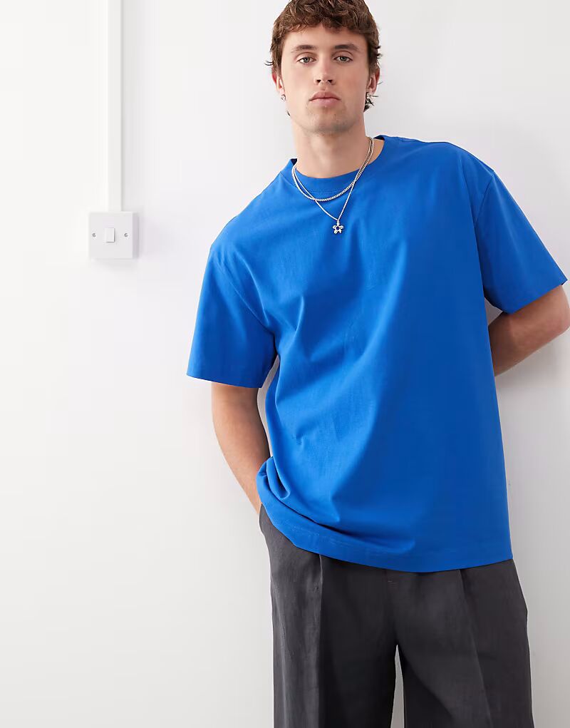 Футболка свободного покроя Weekday синего цвета
Футболка свободного покроя Weekday синего цвета