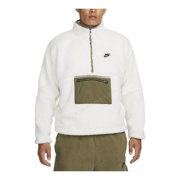 Толстовка Nike Club Winter half-zip fleece jacket 'White olive', белый
Толстовка Nike Club Winter half-zip fleece jacket 'White olive', белый