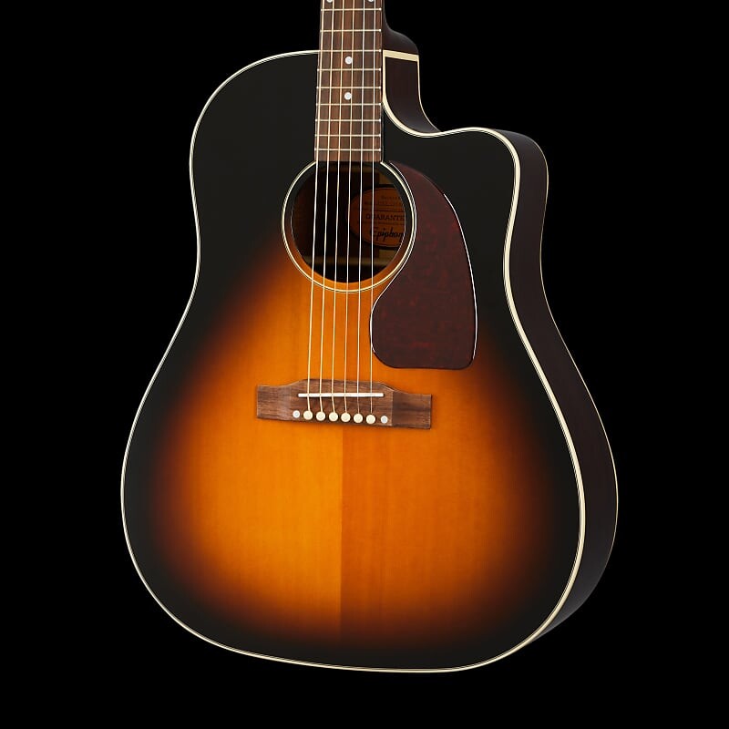 Акустическая гитара Epiphone J-45 EC All Solid Fishman Presys II Aged Vintage Sunburst Acoustic Electric Guitar
Акустическая гитара Epiphone J-45 EC All Solid Fishman Presys II Aged Vintage Sunburst Acoustic Electric Guitar