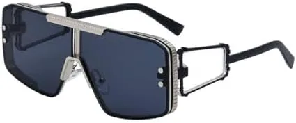 Солнцезащитные очки большого квадратного размера 2027 года для женщин, металлическая оправа, панк-очки для мужчин, винтажные очки в стиле стимпанк MTZJH, C3silvergray
Солнцезащитные очки большого квадратного размера 2027 года для женщин, металлическая оправа, панк-очки для мужчин, винтажные очки в стиле стимпанк MTZJH, C3silvergray