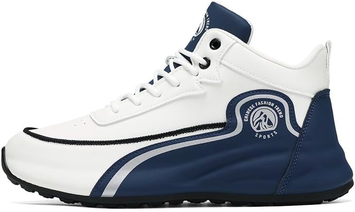 Мужские спортивные кроссовки - беговые туфли с отделкой под кожу, модные и стильные, легкие и удобные для повседневной носки Hoalox, белый/синий
Мужские спортивные кроссовки - беговые туфли с отделкой под кожу, модные и стильные, легкие и удобные для повседневной носки Hoalox, белый/синий