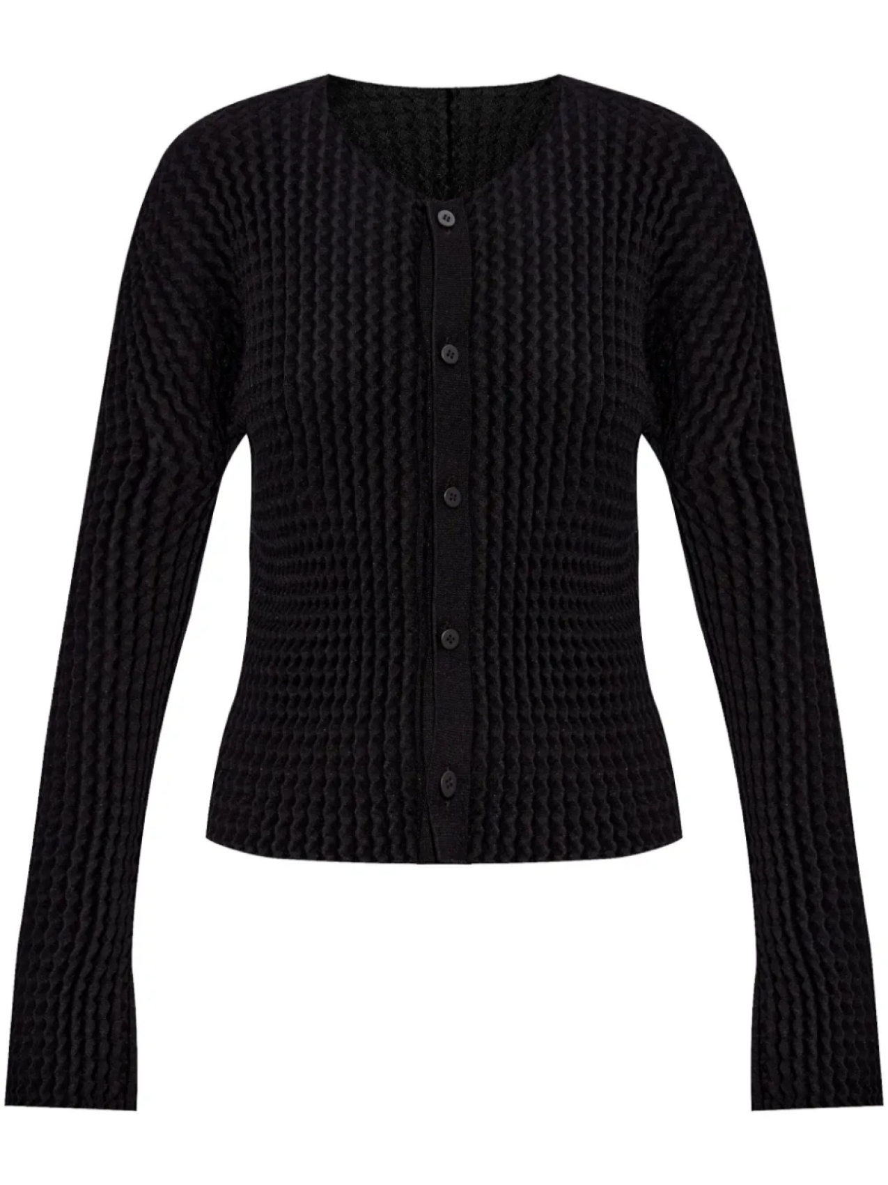 Issey Miyake плиссированный кардиган, черный
Issey Miyake плиссированный кардиган, черный
