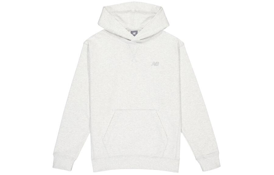 Толстовка унисекс белая New Balance, белый 
Толстовка унисекс белая New Balance, белый