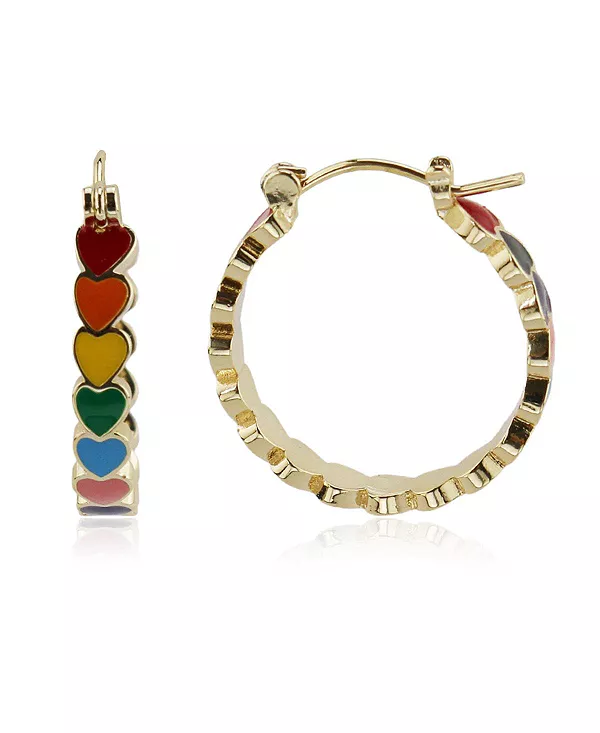 Серьги-Кольца с радужными сердечками Rebl Jewelry, rainbow
Серьги-Кольца с радужными сердечками Rebl Jewelry, rainbow