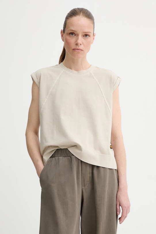 Хлопковая майка G-Star, бежевый
Хлопковая майка G-Star, бежевый