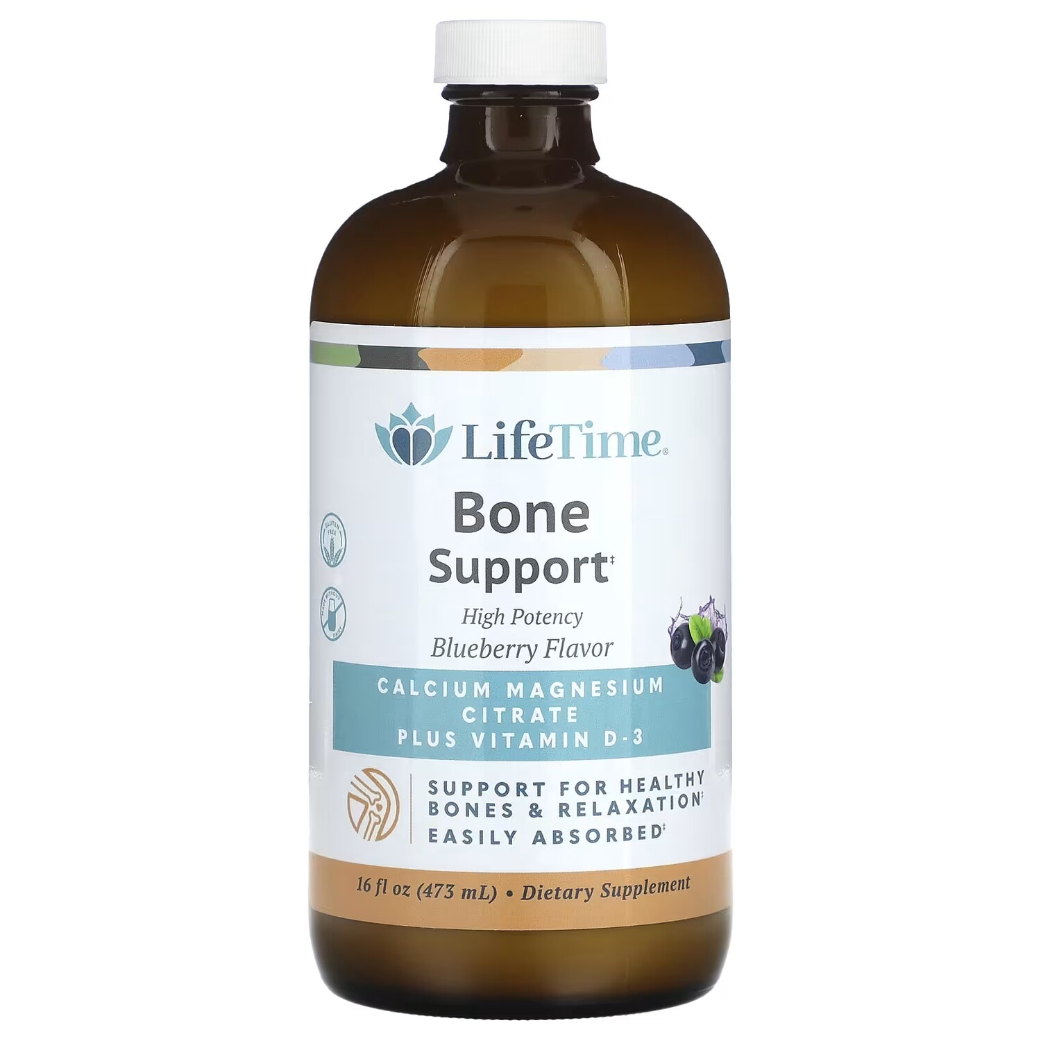 LifeTime Витамины для поддержки костей с черникой, 16 жидких унций (473 мл) LifeTime Vitamins
LifeTime Витамины для поддержки костей с черникой, 16 жидких унций (473 мл) LifeTime Vitamins