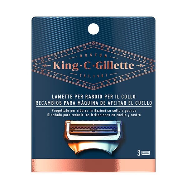 Запасные части для бритвы для шеи 1 шт King C Gillette
Запасные части для бритвы для шеи 1 шт King C Gillette