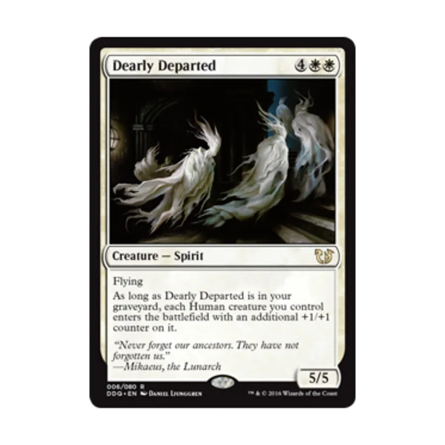 CCG Дорогие ушедшие (R), MTG - Duel Decks - Blessed vs. Cursed 
CCG Дорогие ушедшие (R), MTG - Duel Decks - Blessed vs. Cursed