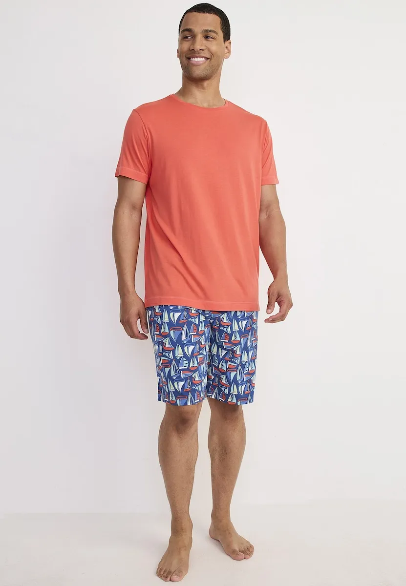 Мужская пижамная футболка свободного кроя с коротким рукавом Jockey, оранжевый
Мужская пижамная футболка свободного кроя с коротким рукавом Jockey, оранжевый