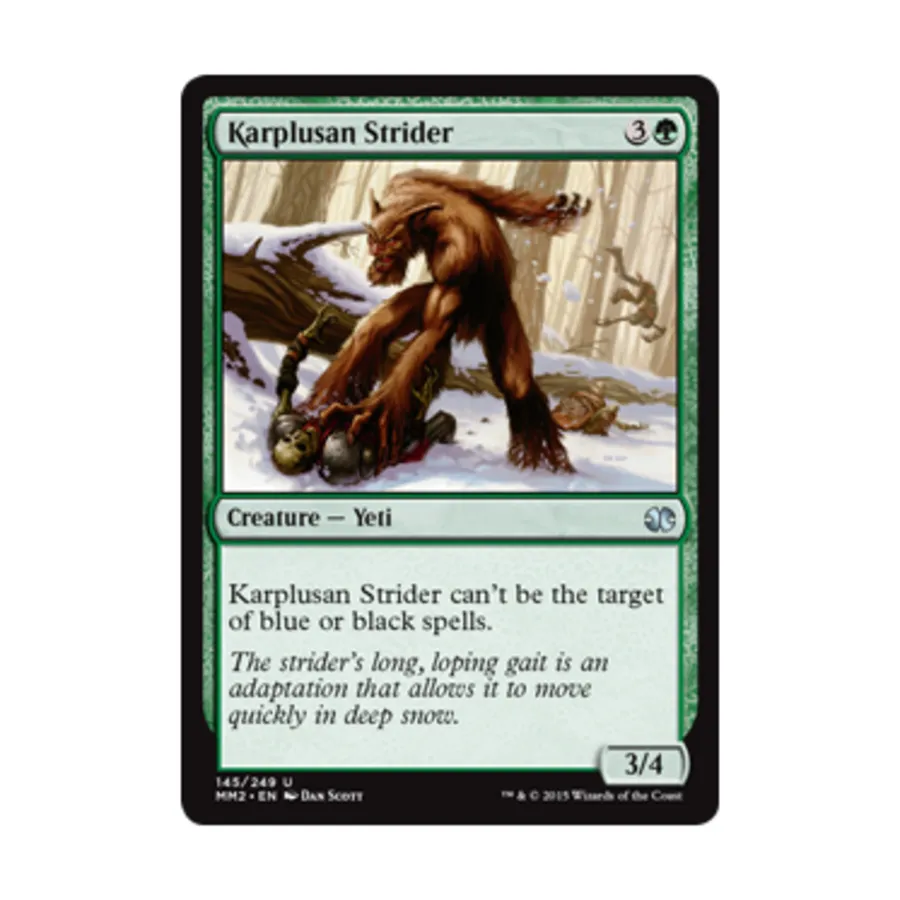 CCG Карплюсанский долгоног (U), MTG - Modern Masters 2015
CCG Карплюсанский долгоног (U), MTG - Modern Masters 2015