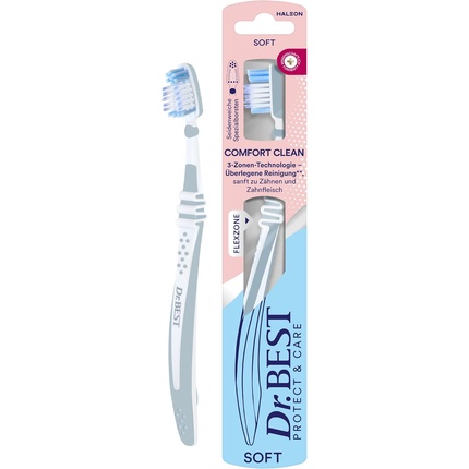 Зубная щетка Dr. Best Comfort Clean, мягкая, цельная, с технологией 3 зон Dr.Best
Зубная щетка Dr. Best Comfort Clean, мягкая, цельная, с технологией 3 зон Dr.Best
