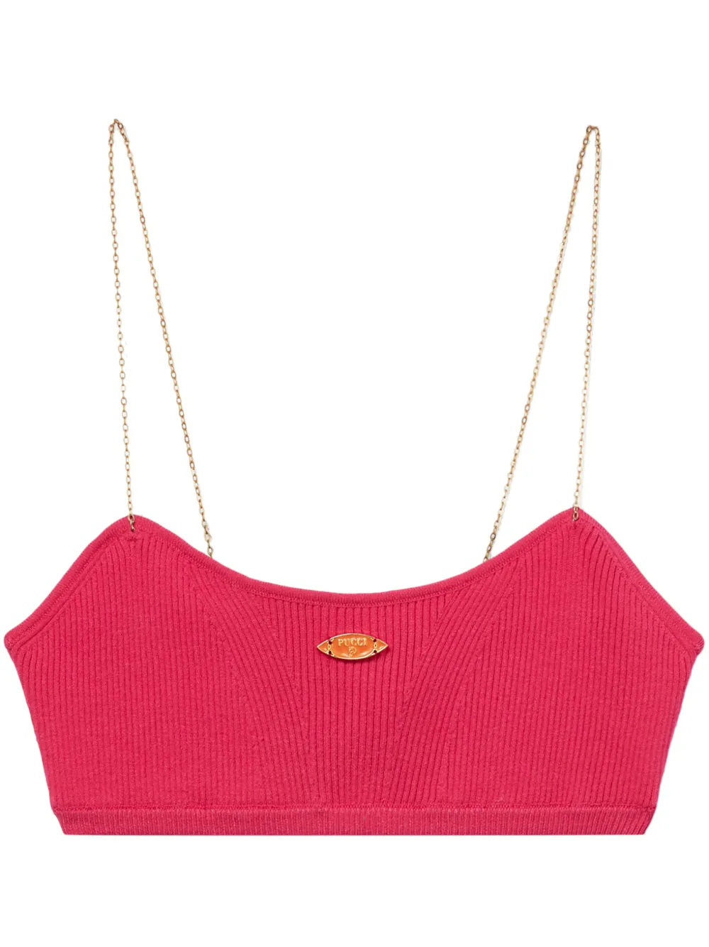 Топ-бандо в рубчик с цепочкой PUCCI, розовый
Топ-бандо в рубчик с цепочкой PUCCI, розовый
