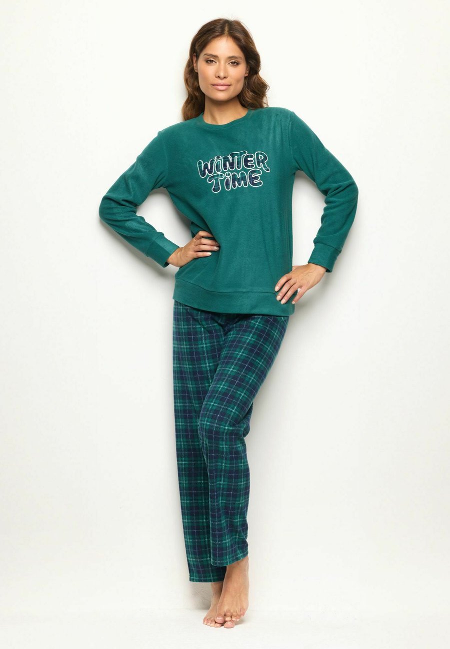 Пижамный комплект Yamamay SET, Dark Green Checkered/Dark Green
Пижамный комплект Yamamay SET, Dark Green Checkered/Dark Green