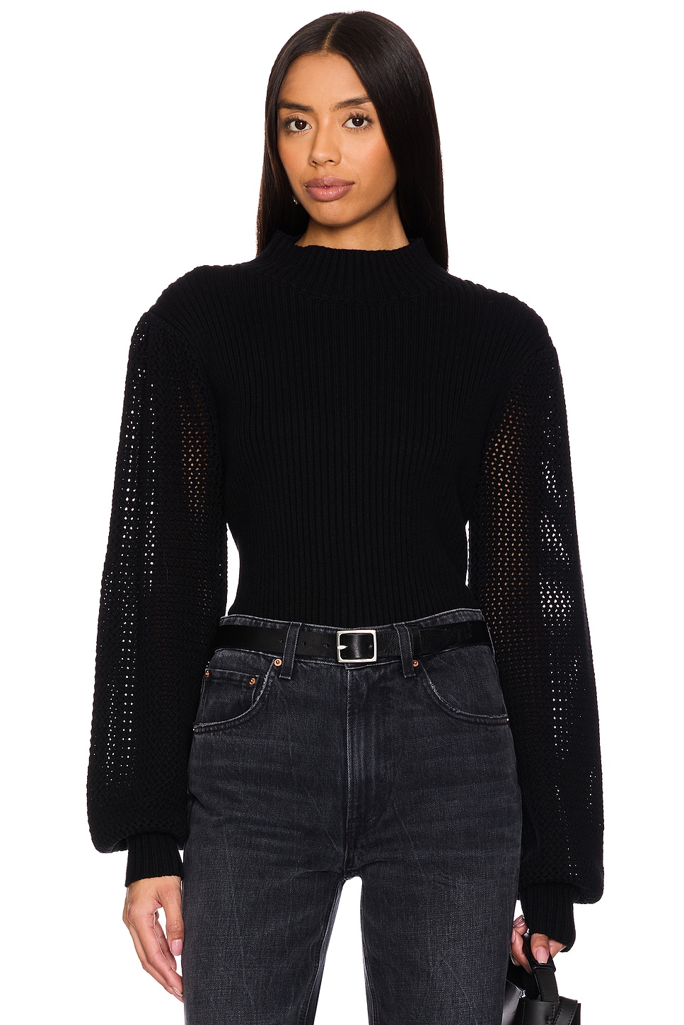 Топ с длинными рукавами Bobi, черный
Топ с длинными рукавами Bobi, черный