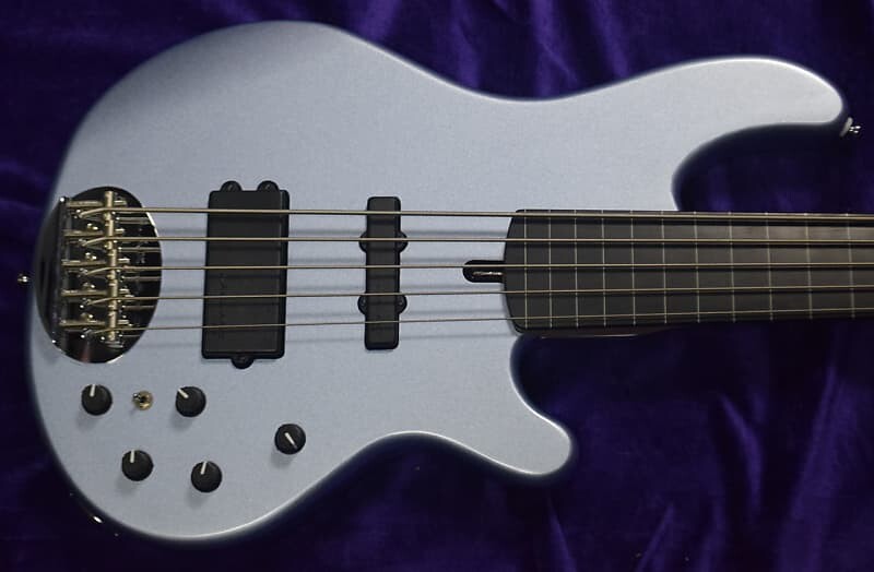 Басс гитара Lakland Skyline 55-02 FRETLESS, Ice Blue Metallic with Lined/Ebony
Басс гитара Lakland Skyline 55-02 FRETLESS, Ice Blue Metallic with Lined/Ebony