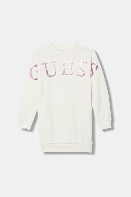 Детское хлопковое платье Guess, бежевый
Детское хлопковое платье Guess, бежевый