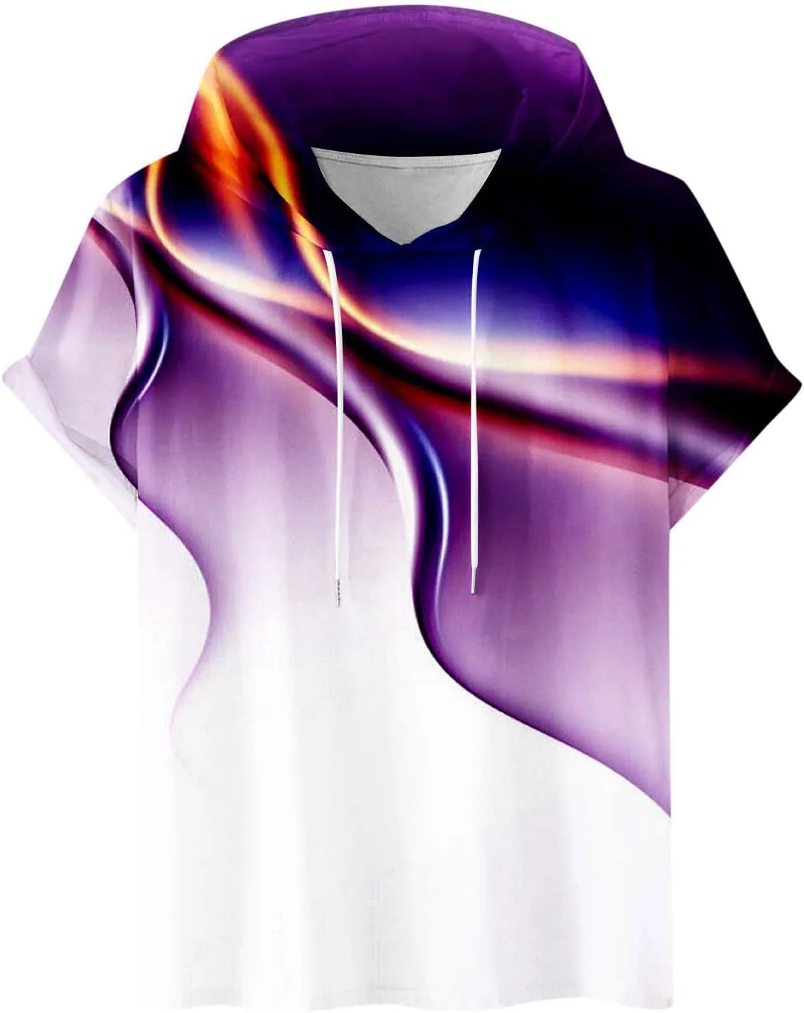 Мужская легкая толстовка с коротким рукавом и 3D принтом
Мужская легкая толстовка с коротким рукавом и 3D принтом