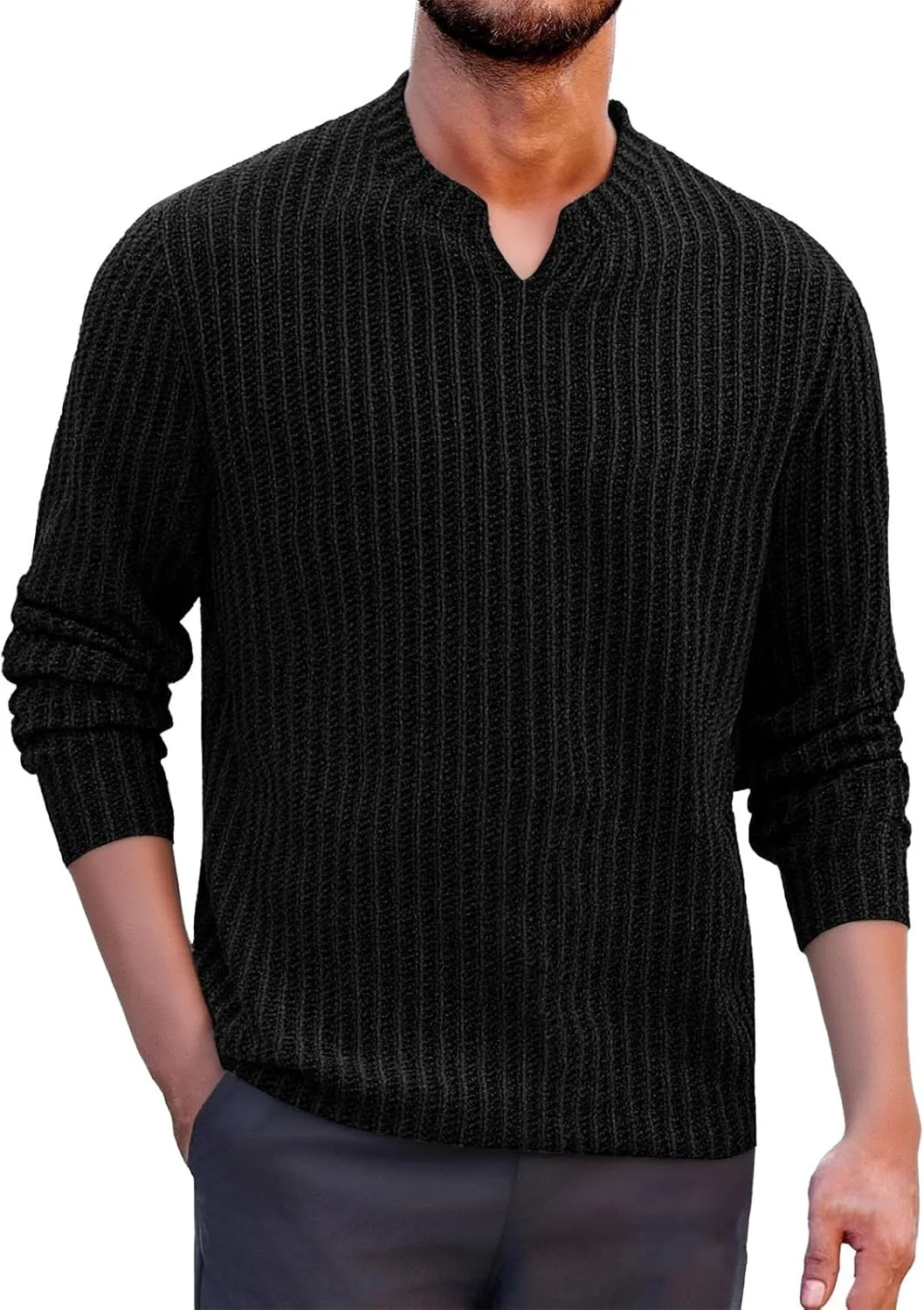 Футболка с длинным рукавом для мужчин Ribbed Textured Casual Stretch Pullover Shirt
Футболка с длинным рукавом для мужчин Ribbed Textured Casual Stretch Pullover Shirt