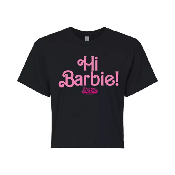 Футболка Juniors с графическим принтом «The Movie Hi» Barbie, черный
Футболка Juniors с графическим принтом «The Movie Hi» Barbie, черный