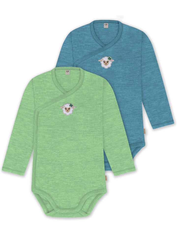 Normani Outdoor Sports Комплект из 2 органических детских боди с длинными рукавами, зелено-синего цвета
Normani Outdoor Sports Комплект из 2 органических детских боди с длинными рукавами, зелено-синего цвета