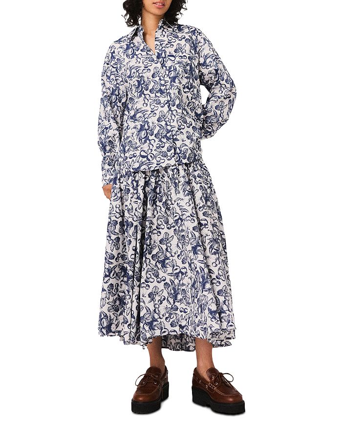 Длинная блуза с узором Maje, синий
Длинная блуза с узором Maje, синий